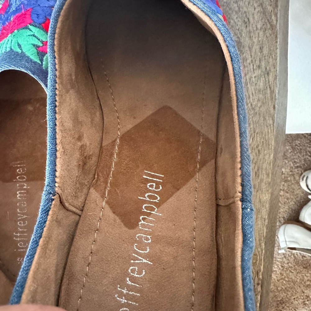 Jeffery Campbell Vijay Embroidered Step-Down US 8.5 EUR 39.5 - Picture 14 of 16